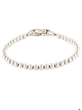 DAVID YURMAN STERLING SILVER 925 BEAD BRACELET